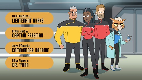 CBS All Access Reveals STAR TREK: LOWER DECKS Voice Cast and Animated Characters 